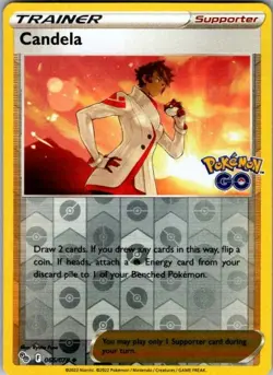 Candela Reverse Holo Uncommon Pokemon GO 065/078 LP - Image 1