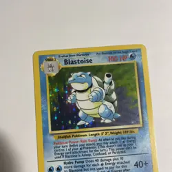 1999 VINTAGE POKEMON BASE SET - BLASTOISE #2/102 - UNLIMITED HOLO RARE (LP) - Image 3