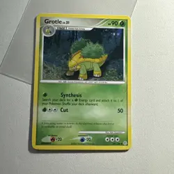 Grotle - 49/130 - Uncommon (Diamond & Pearl) Pokemon 2007 LP NON HOLO - Image 1