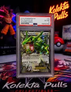Rayquaza EX 75/108 Roaring Skies Holo ENG 2015 PSA 6 - Image 1