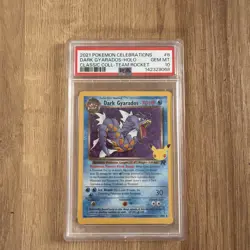 Pokemon 2021 Dark Gyarados 8 Holo Classic Collection Celebrations GEM MT PSA 10 - Image 1