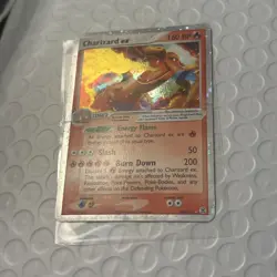 POKEMON EX FIRE RED & LEAF GREEN 105 CHARIZARD EX- Top Layer Wrinkle Fixable U - Image 1