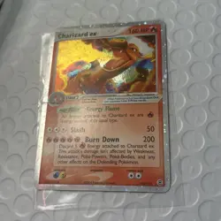 POKEMON EX FIRE RED & LEAF GREEN 105 CHARIZARD EX- Top Layer Wrinkle Fixable U - Image 5