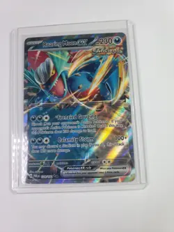 Pokemon Roaring Moon ex 124/182 Sv04: Paradox Rift Holo - Image 3