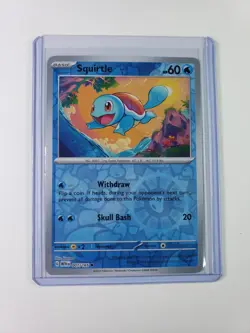 Pokemon Squirtle 007/165 Sv: Scarlet & Violet 151 Reverse Holo - Image 1