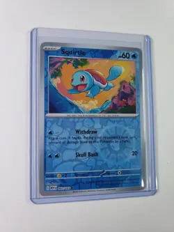 Pokemon Squirtle 007/165 Sv: Scarlet & Violet 151 Reverse Holo - Image 2