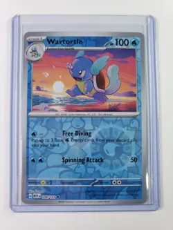 Pokemon Wartortle 008/165 Sv: Scarlet & Violet 151 Reverse Holo - Image 1