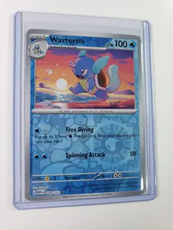Pokemon Wartortle 008/165 Sv: Scarlet & Violet 151 Reverse Holo - Image 2