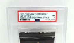 2000 Pokemon TCG WOTC Team Rocket 1st Edition Booster Pack - PSA 7 NM - Image 2