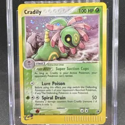 CGC 8 Cradily Sandstorm 3/100 Holo Rare EN 2003 Pokemon TCG Stage 2 - Image 4