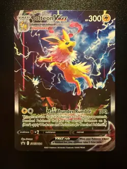 The Pokemon Company Pokemon TCG Jolteon VMAX SWSH184 Promo Holo English 2021 - Image 1