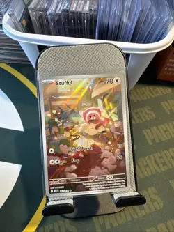 Pokemon TCG Stufful 154/132 Mega Evolutions Secret Rare NM Pack Fresh Full Art - Image 1