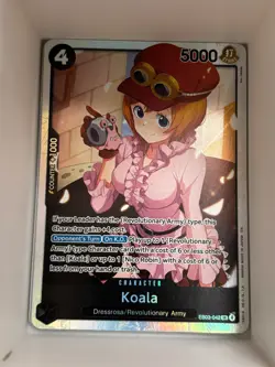 EB03-042 Koala English SR One Piece TCG Card Game - Image 1