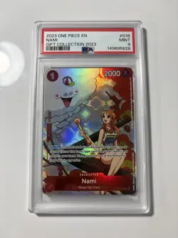 PSA 10 Mint Nami Gift Collection Promo OP01-016 One Piece Grade English 2023 - Image 1