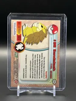 Sandslash #28 - Pokemon Topps - Green Logo - Image 2
