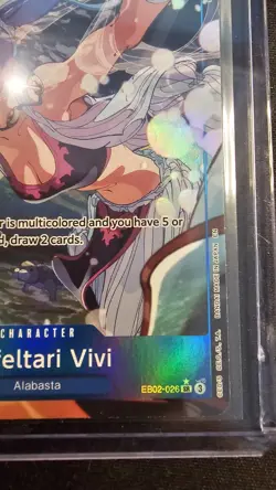 Bandai Nefeltari Vivi EB02-026 Anime 25th SR Alt Art Holo ENG - Image 2