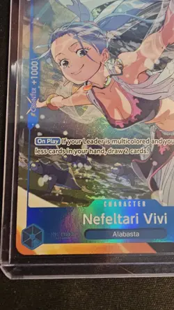 Bandai Nefeltari Vivi EB02-026 Anime 25th SR Alt Art Holo ENG - Image 5
