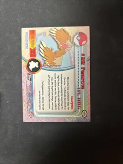 Pokemon Topps - Fearow #22 (Black Logo) D1 - Image 2