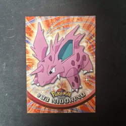 Nidorino #33 Non-Foil Topps Black Logo Pokemon TV Animation Edition - Image 1