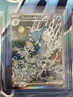 Kingdra ex #131 Pokemon Scarlet & Violet Black Star Promo + Horsea/Seadra Promo - Image 1