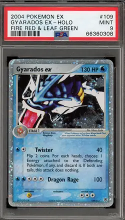 Pokemon Gyarados ex EX Fire Red & Leaf Green Holo #109 PSA 9 Mint - Image 1