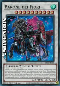 BARONE DEI FIORI • (Baronne De Fleur) • Super R • RA01 IT034 • 1Ed • Yugioh! - Image 1
