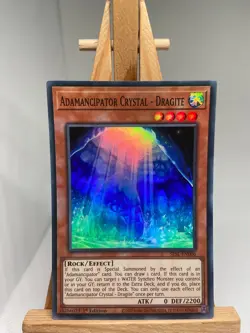 Adamancipator Crystal Dragite - Super Rare 1st Edition SESL-EN006 - NM - YuGiOh - Image 1