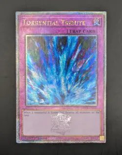 Yu-Gi-Oh! Torrential Tribute Quarter Century Secret Rare 1st Edition MP24-EN010 - Image 1