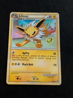 Jolteon 28/90 Undaunted Set Pokemon Card Non Holo Uncommon - Image 1