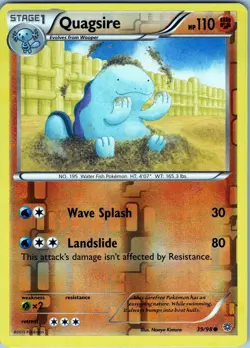 Quagsire 39/98 Common - Pokemon TCG XY: Ancient Origins - Reverse Holo (NM) - Image 1