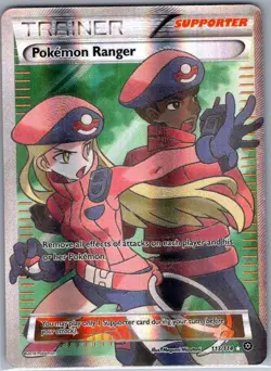 Pokemon Ranger (Full Art) 113/114 XY - Steam Siege - Pokemon Card - NM - Image 1