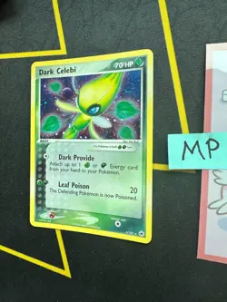 Pokemon Card Dark Celebi EX Hidden Legends Holo 4/101 156 💎MP Crease💎 - Image 3