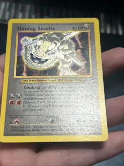 Pokemon TCG Neo Destiny Shining Steelix Holo 112/105 2000- LP - Image 5