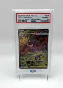 Mega Gengar EX 284/217 - Pokemon TCG - Ascended Heroes - SIR - PSA 10 Gem Mint - Image 1