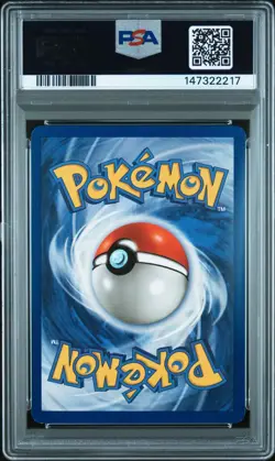 1999 POKEMON FOSSIL 42 SEADRA 1ST EDITION PSA 8 - Image 2