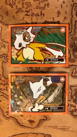 #104-105 Cubone Marowak Cracked Ice Holo Pokemon Safari 2025 Peru - Image 1