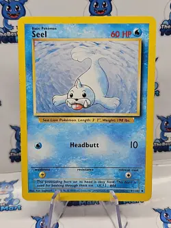 Pokemon Seel Base Set 41/102 MP - Image 1