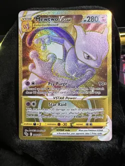 Mewtwo VSTAR (Secret) 086/078 Pokemon GO Holo NM - Image 1