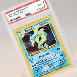 Pokemon TCG - Gyarados 6/102 Base Set Holo Rare - PSA 8 NM/MT - Image 1