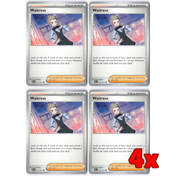 Pokemon TCG 4x Waitress 215/217 Ascended Heroes Playset NM - Image 1