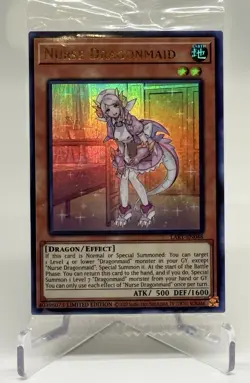 Yu-Gi-Oh! Nurse Dragonmaid LART-EN048 Ultra Rare Lost Art - Image 2