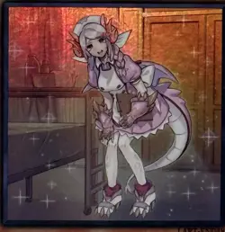Yu-Gi-Oh! Nurse Dragonmaid LART-EN048 Ultra Rare Lost Art - Image 3