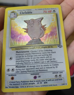 Clefable - 1/64 - Pokemon Jungle Unlimited Holo Rare - Image 3