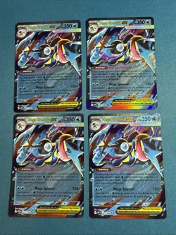 (4) MEGA GRENINJA EX 022/086 Chaos Rising PLAYSET Pokemon TCG - Image 1