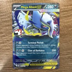 Pokemon TCG Mega Absol EX 086/132 Prize Pack Series - Image 1