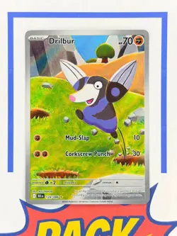 Drilbur Illustration Rare IR Black Bolt 124/086 Pokemon TCG - Image 1