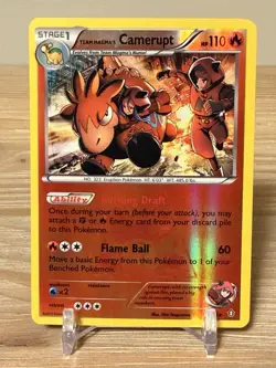 Team Magma's Camerupt Reverse Holo Double Crisis 2/34 LP Pokemon TCG - Image 1