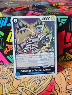 1x Prisoner of Impel Down OP16-042 R The Time of Battle Foil English One Piece - Image 1