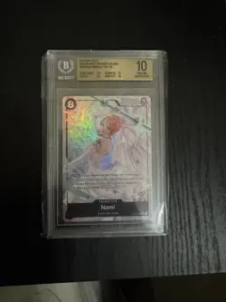 2026 Nami OP15-086 Alt Art SR Adventures on Kamis Island 1 Piece BGS 10 Pristine - Image 2