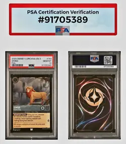 2024 SIMBA - Rightful King - Foil #193 Disney Lorcana ITI EN 3 PSA 10 GEM MINT - Image 4